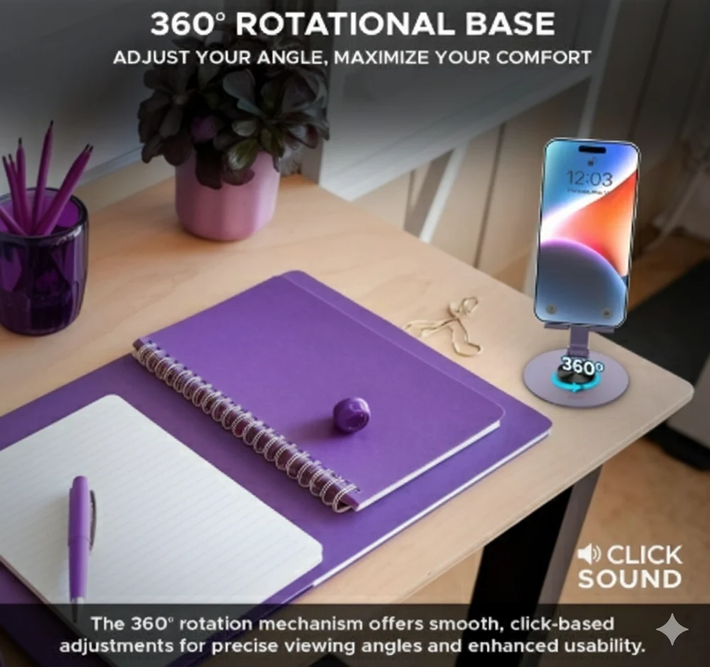 360 Degree Rotating Mobile Stand/Holder