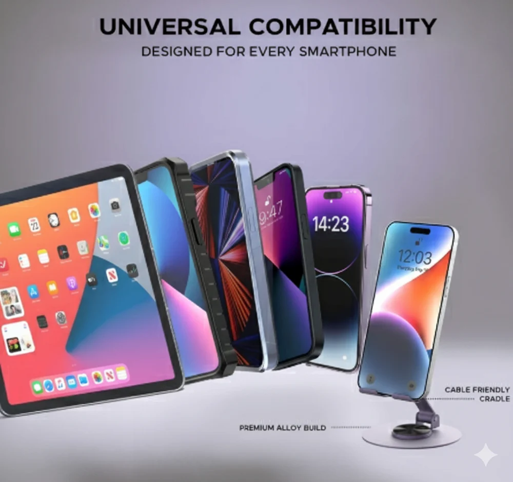 360 Degree Rotating Mobile Stand/Holder