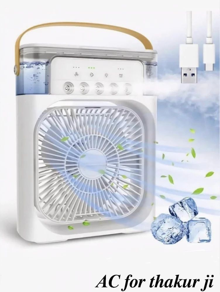 Plastic Mini Air Cooler, 500 ml