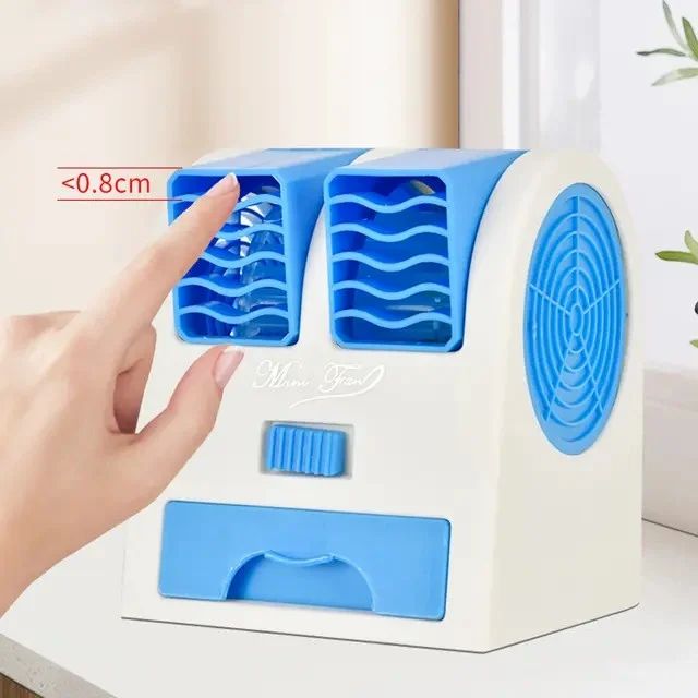 Table Spray Mini Air Cooler Tabletop Water Cooler High Speed Portable Usb Rechargeable Table Fan